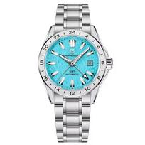 Pagani Design GMT Automatic Men's Watch, Japanese Mechanical Movement, Sapphire Glass, Stainless Steel Diver's Dress Watch, 100m Water Resistant sidabras