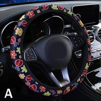 Automobilio Vairo Gaubtas Vabalų Rašto Audinys Be Vairo Priedų Universalus Vairo Automobilio Vidinis Gaubtas Stilius Interjeras F7H2