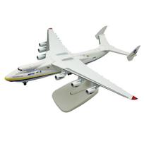 1/400 Ukrainietiškas dažytas Antonov AN225 20cm Didelis transportinis lėktuvas Lydinio + ABS Imitacinis lėktuvo modelis white