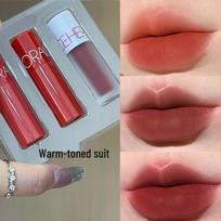 Flower Kiss Lip Set: Three Matte Shades for Daily Brightening (Warm & Cool Tones) in a Gift Box 2g x 3