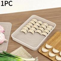 1PC dumpling storage box, frozen dumpling box for refrigerator, food grade dumplings, special tray for quick-frozen dumplings, fresh-keeping box. skaidri