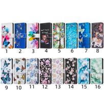 Dvipusės raštų piniginė telefono dėklas, skirtas iPhone 17 Air 16E 16 Pro Max 15 14 13 12 11 7 8 Plus, apverčiamas odinis kortelių laikiklis For iPhone 16&Case & Strap&Opp Bag armijos žalia spalva