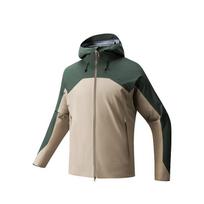ANTA X ZHONGGUOGUOJIADILI Outdoor Collection Windbreaker Jackets Men's Oak Khaki/Earth Green Hooded Moderate 152536608-1 4XL