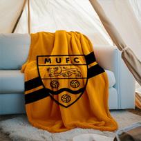 1PC Football Crest Printed Soft Flannel Blanket Throw for Adult Bedroom Living Room Sofa Camping Travel Fan gifts Christmas Gifts 75x90cm