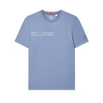 FILA T Shirts Men's Tunnel Matte Blue Crew Neck Moderate Straight Fit F11M431110FBU 170/92A/M