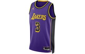 Jordan Dri FIT NBA Swingman Jersey Basketball Jersey Men's Purple DO9530-504 L