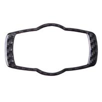 Fit For BMW 3 Series E90 E92 E93 2005-2012 1PC Real Carbon Fiber Headlight Switch Panel Trim Sticker Car Internal juoda