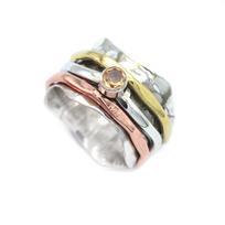 Citrine Ring, 925 Sterling Silver Ring, Handmade Designer Ring, Birthstone Ring, Silver Jewelry, Unisex Gift, Statement Ring, Anniversary Ring 6