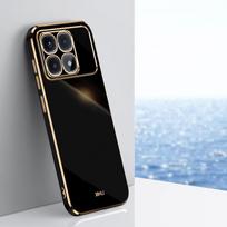 Prabangus padengtas kvadratinis telefono dėklas, skirtas Xiaomi 14T Pro 5G 14TPro 13T Pro 12T 11T minkštas silikonas, atsparus smūgiams telefono dėklas, skirtas Redmi K70 Ultra for Redmi K70 Ultra juoda