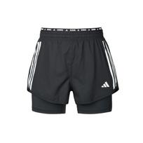Adidas Own The Run 3-Juostelių 2-in-1 Šortai Moteriški Šortai Juodi IN1445 L black