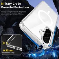 Magnetic Magsafe Case For Samsung A17 A56 A36 A26 A16 A55 A35 A15 A54 4g 5g Hybrid Hard Cover Clear Shockproof Soft Shell A 17 Galaxy A56 4G