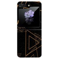 Transparent Case For Samsung Z Flip7 5G Fashion Printing Hard PC Clear Phone Cover For Galaxy Z Flip 7 Protective Fundas Shells For Samsung Z Flip7