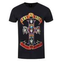 Guns N Roses TShirt Appetite For Destruction New Black Official Unisex T-Shirt XXXL gray