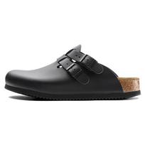 Birkenstock Odiniai Kvėpuojantys Lauko Batai Įprasti Unisex Basutės Juodos 1018226 39