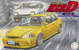Fujimi Models Initial D Series 14 Civic Type R Daiki Ninomiya 1/24 No. ISD-14