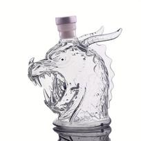 Unique 3D Wine & Whiskey Decanter, 10.14 Oz Ideal decor for home & restaurant, top gift for Christmas & New Year