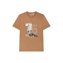FILA T Shirt Men's Noise Cuckoo Brown F11M428108F-BN L