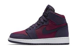 Jordan Air Jordan 1 Retro High True Berry Slip Resistant Cushioning Abrasion Resistant 332148-608 36.5