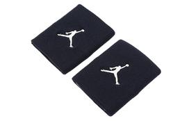 Jordan Volleyball Tennis Soccer Ball Badminton Basketball Wristbands Breathable Black White Basic Protective AC4094-010