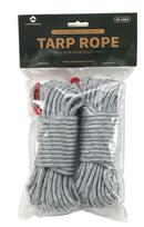 CAMPING MOON Tarp Rope 10m Main Pole Spare Rope Set 10m×2 pilka spalva