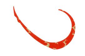 JACKALL Bing Switch T+Tie Micro Curly Wide Orange Gold standard size auksas
