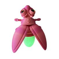 3D Printed Luminous Firefly Figurines Refrigerator Door Magnets Firefly Decorative Magnets Desktop Ornament Decorative Sculpture