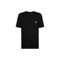 Stone Island Loose Fit Crew Neck Solid Color Short Sleeve T-Shirt Men tops Black 101523757-A0029 S
