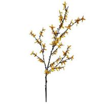 45 Inch Artificial Forsythia Flower Branches Fake Spring Forsythia Stem Faux Winter Jasmine Branches for Vase Floral Arrangement Wedding Party geltona