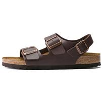 Birkenstock Milano Series Double Buckle Lightweight Durable Fashion Sandals Unisex sandals Brown 34701 44