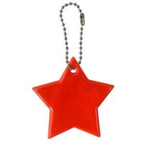 Priedai Star Reflective Pakabukas Atšvaitas Krepšys Pakabukas Reflector Reflector Raktų pakabukai mandarinas