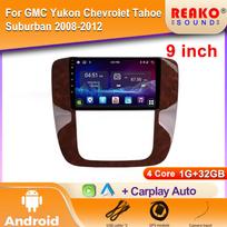 Car Radio For GMC Yukon Chevrolet Tahoe Suburban 2008-2012 Carplay Navigation GPS Carplay Android Auto Miltimedia Player 2din 4 core 1GB+32GB carplay