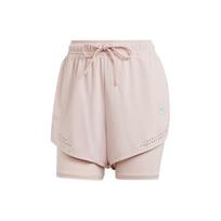 Adidas Truepurpose 2-in-1 treniruočių šortai moterims, rožiniai, IT8223 XL white