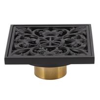 Floor Drain Bathroom Odor Proof Square Floor Drain Stainless Steel Copper Shower Drain