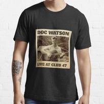 Live at Club 47 Doc Watson Shirt Train That Carried My Girl From Town Eddy Merle Unisex T-Shirt XL