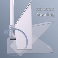 Aige Rotating Broom and Dustpan Set