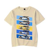 2025 new model Mens Group B Rally Car Funny TShirt Cotton Short Sleeve Top Hip Hop Streetwear Summer Fashion 86 S