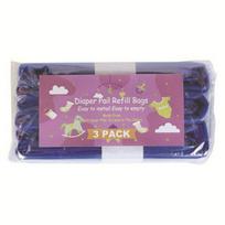 Temu Odor-Blocking Diaper Pail Refills Compatible with Genie 3 Pack (4.5m) mėlyna