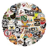 110 New Hunting Hunting Graffiti Decals Laptop Skateboard Luggage Decals Premium Durable Quality Useful Practical