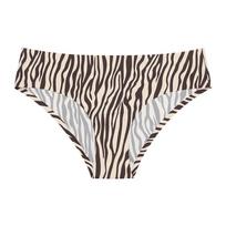 European and American sexy leopard print underwear low waist one-piece seamless ice silk fitness quick-drying briefs women's S