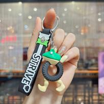 Tralalero Tralalas Brainrot Tungtung Sahur Car Key Ring Anime Figures Cappuccino Toy Keychains Bag Pendant Decor Gift