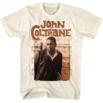 John Coltrane Sepia and Notes Natural Adult T-Shirt Unisex T-Shirt S