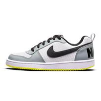 Nike Court Borough Low GS Vilko Pilka Juoda Vaikams Sportbačiai Balti 839985-104 39