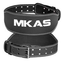 MKAS  Gym Workout Fitness Safety Belt Powerlifting Gym Fitness Leather Weight Lifting Belt Back Support Designed M juoda