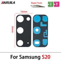Kameros stiklinis lęšis Galinės kameros stiklinis lęšis Samsung S20 S21 S22 S23 S24 S25 Plus Ultra FE 5G Su klijais Klijuojamas For S20