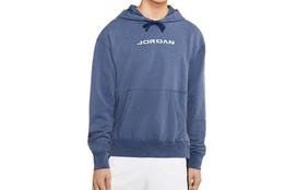 Jordan 13 Legacy Sweatshirts Men's Light Azure Blue Hooded Moderate Regular CW0822-450 XS