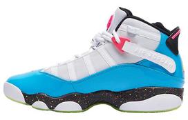 Jordan 6 Rings White Light Blue Fury Cyber CK0018-100 43