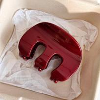 Red Polka Dot Grab Clip Headgear High Sense Korean Commuter Hairpin Autumn And Winter Back Head Shark Clip Hairpin