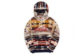 KITH X Coca Cola X Pendleton Terry Williams 3 Hoodie KH2539-104 XS