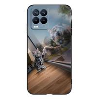 For Realme 8 5G 4G Case Back Cover For Realme 8 Pro Case For Realme 8i Case For Realme8 Black Tpu Case lion wolf tiger dragon Realme 8 4G
