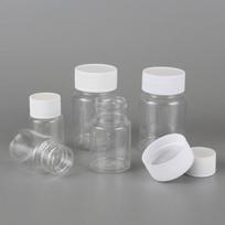 5/10 vnt plastikinių butelių bandomųjų butelių tablečių laikymas 50ml   5pcs/pack